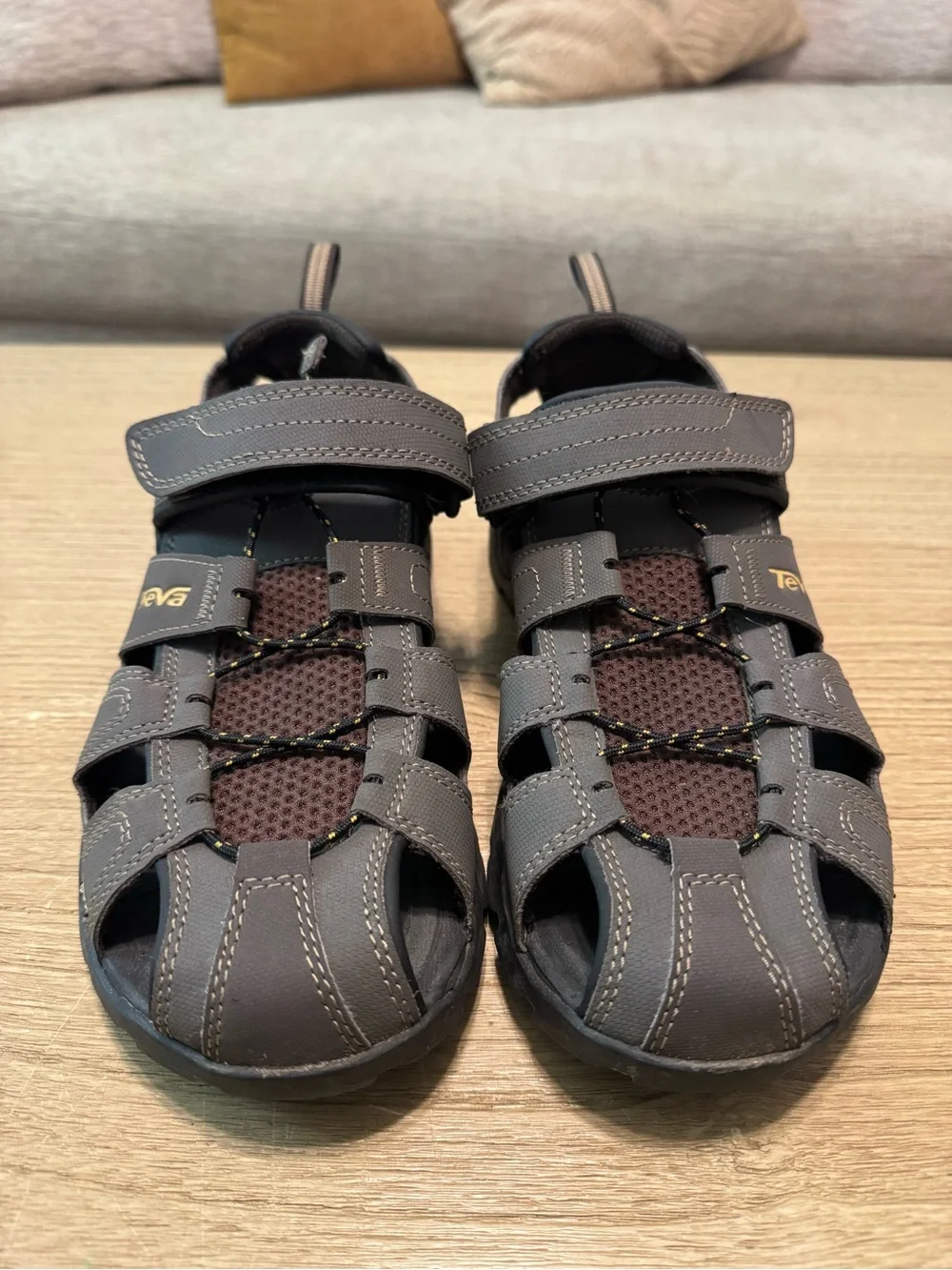 Teva Men's Dark Gray Outdoor Closed-Toe Sandals